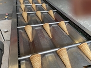 Αποτελεσματική μηχανή ψησίματος σε κώνους παγωτού από ανοξείδωτο ατσάλι Ανθεκτικό υλικό