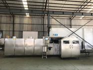 Υψηλός αποδοτικός κώνος παγωτού που κατασκευάζει τη μηχανή για το εργοστάσιο τροφίμων πρόχειρων φαγητών