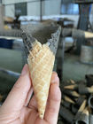 Κυλημένος κατασκευαστής κώνων παγωτού ζάχαρης, κώνος βαφλών efficency που κατασκευάζει τη μηχανή