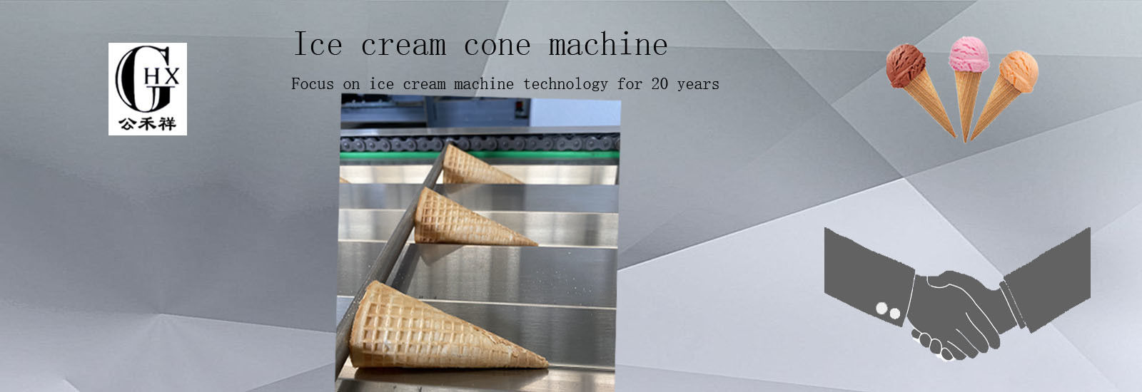 ποιότητας κώνος παγωτού που κατασκευάζει τη μηχανή εργοστάσιο