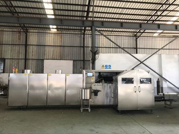 Καλή τιμή. L8.7xW2.1xH2M γυαλισμένο μπισκότο κώνων παγωτού που κατασκευάζει τη μηχανή σε απευθείας σύνδεση