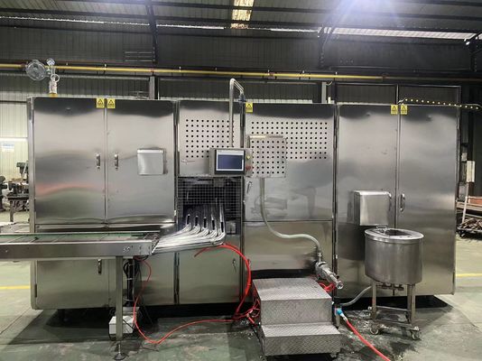 ποιότητας Συμπυκνωμένος αέρας 0,6MPa Wafer Cone Making Machine 11-13kg/h Κατανάλωση αερίου Εργοστάσιο